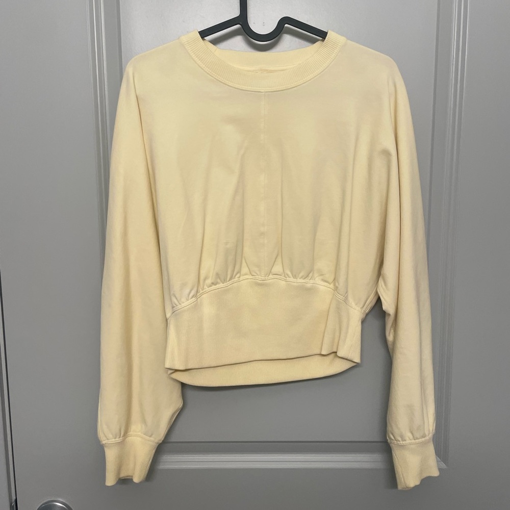 Lululemon cropped sweatshirt